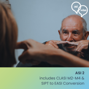 ASI2 Comprehensive Assessment in ASI across the Lifespan